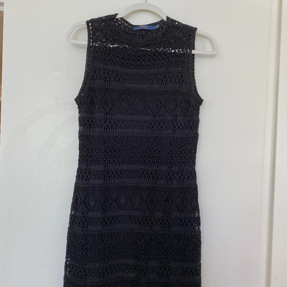 Black Knit Maxi Dress